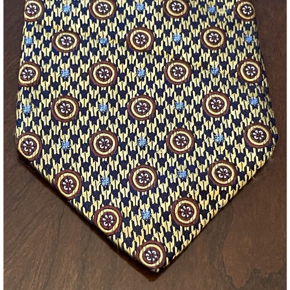 Jonathan Hand Made Houndstooth 100% Silk Men’s Neck Tie Long